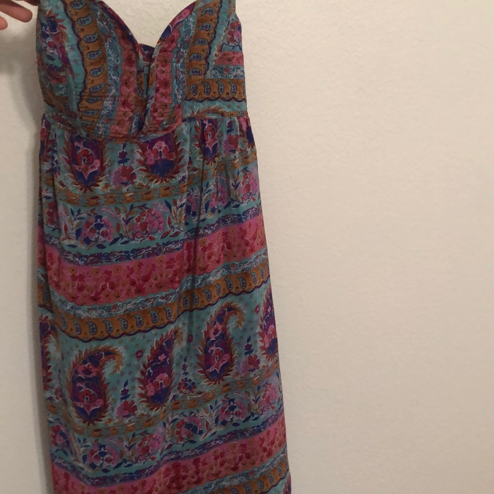 Silk print Anthropologie dress
